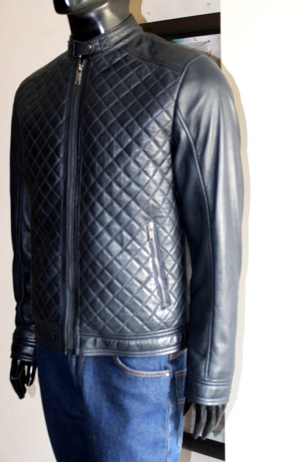 AR-M0073 Leather Jacket For Mens - Image 2