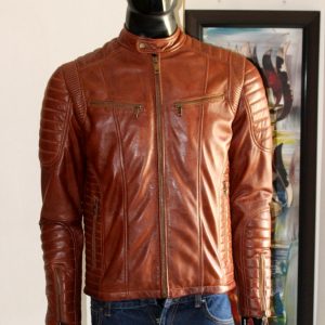 AR-M0075 Leather Jacket For Mens