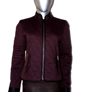 AR-VF 049 WOMEN'S FABRIC JACKET Maroon
